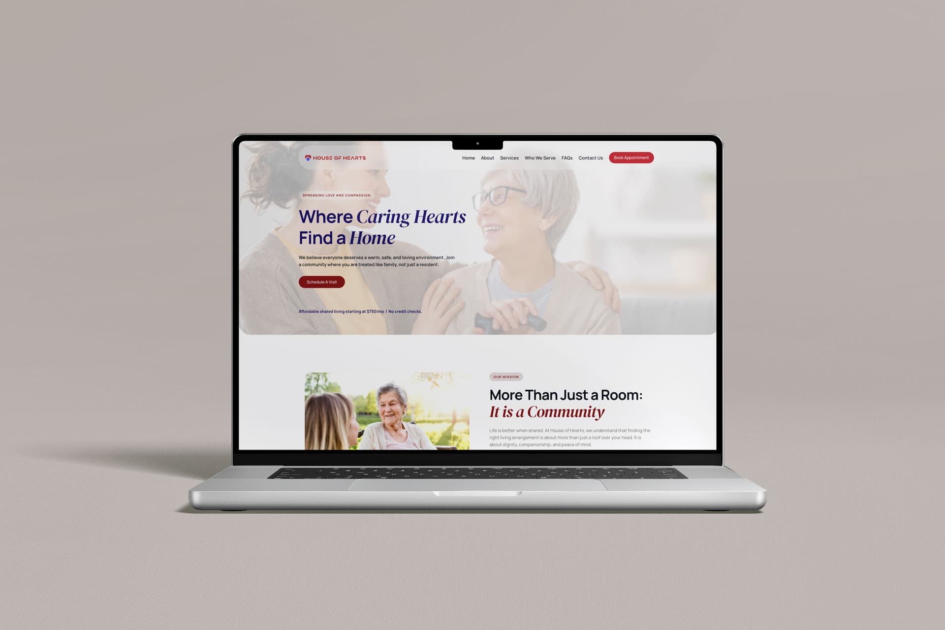A warm website that converts visitors into booked tours
