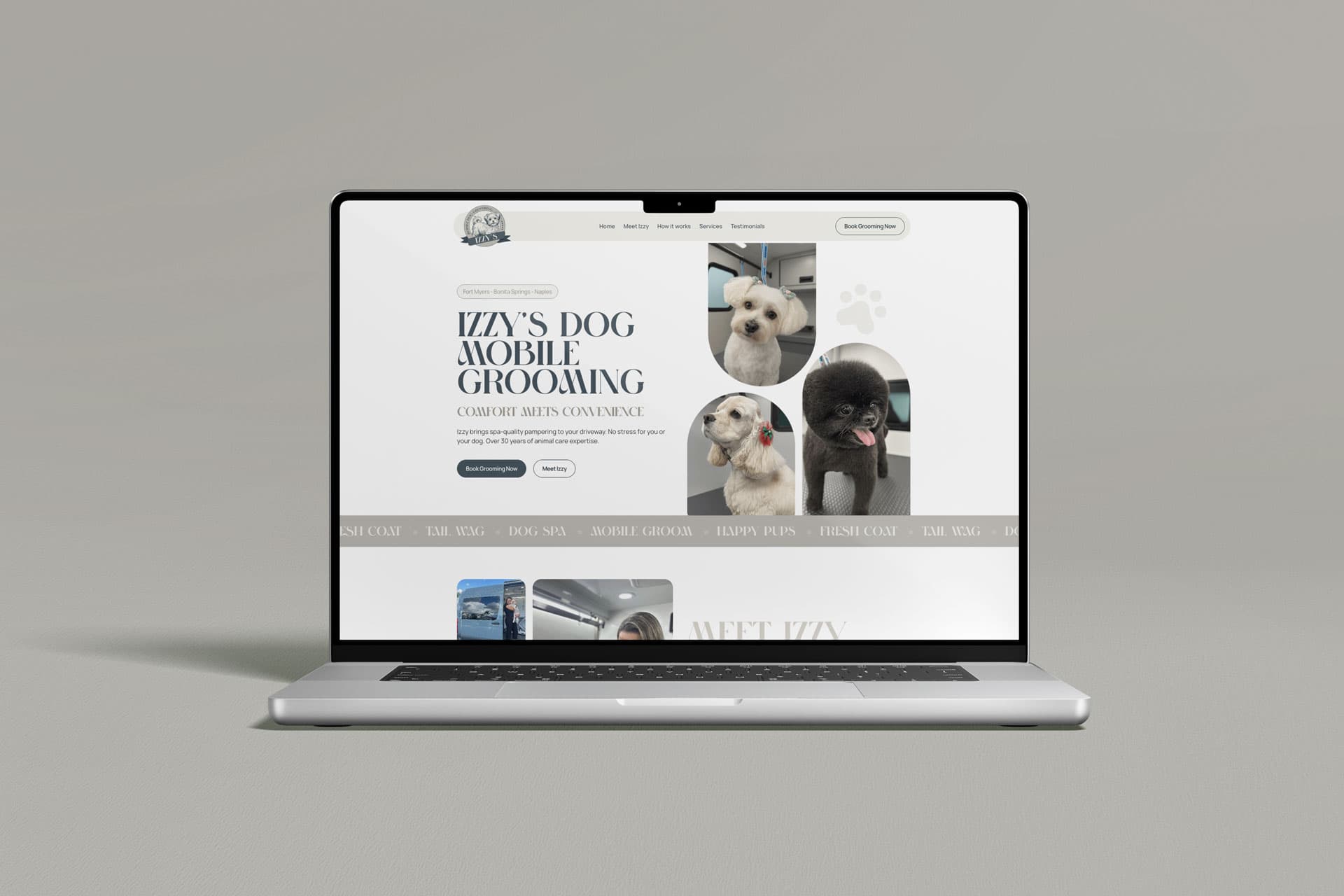 A booking website that turns pet owners into clients